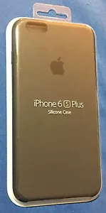 New Apple Silicone Case for iPhone 6s Plus / 6 Plus - Charcoal Gray - MKXJ2ZM/A - Picture 1 of 3