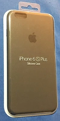 New Apple Silicone Case for iPhone 6s Plus / 6 Plus - Charcoal Gray - MKXJ2ZM/A - Image 1 of 3