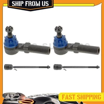 4x Extremo de barra de dirección interior delantero exterior para Mercury Sable 3,0 L 1986-1995 Foto 1 de 4