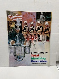 Ludwig Total Marching Percussion vintage catalog booklet brochure 1981 - Picture 1 of 3