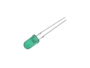 GQ 5mm Tapa Redonda LED Difuso Agujero Pasante - Verde - Paquete de 50 - Imagen 1 de 1