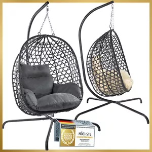Hängesessel mit Gestell Hängekorb Sessel Schwebeliege Out- & Indoor Relax-Stuhl - Bild 1 von 7