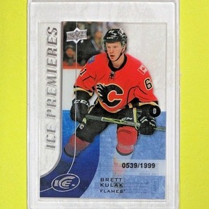 BRETT KULAK   2015-16  " ROOKIE ICE PREMIERES 0539/199 "  #119    Calgary Flames