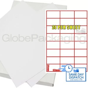 200 SHEETS OF PRINTER ADDRESS LABELS - 24 PER SHEET - Picture 1 of 5
