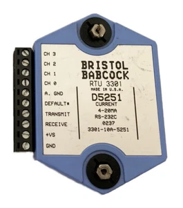 Bristol Babcock Emerson D5251 RS-232c 4-20mA Modem Interface - Picture 1 of 3