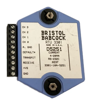 Bristol Babcock Emerson D5251 RS-232c 4-20mA Modem Interface - Image 1 of 3