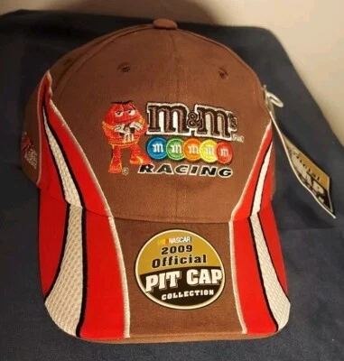 Gorra CHASE Kyle Busch #18 M & M Racing Hat ajuste ajustable NASCAR Pit Cap DE COLECCIÓN Foto 1 de 4