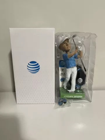 Jordan Spieth Bobblehead 2016 AT&T Pebble Beach Pro-Am NIB with Pin Cover