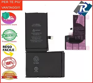 Batteria Compatibile per Apple iPhone X - 2716 mAh sostituisce originale - Foto 1 di 4