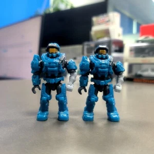 2Pcs Mega Halo Construx UNSC Spartan Flanker (Blue) Decisive Engagement - Picture 1 of 6