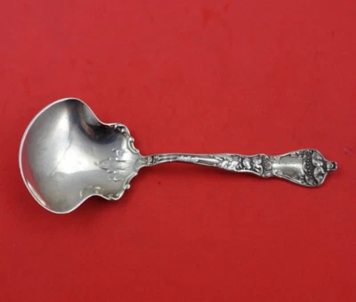 Cuchara de conservación de plata esterlina Poppy de Baker-Manchester 5 1/8" reliquia para servir Foto 1 de 3