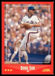 Score Doug Sisk 1988 New York Mets #227 - Imagen 1 de 2