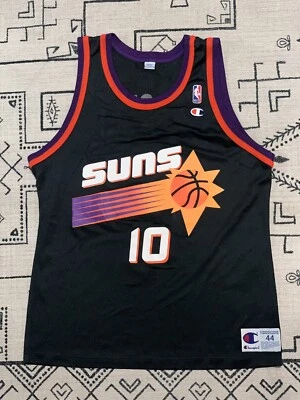 Vintage Sam Cassell Champion Jersey 44 Large Phoenix Suns Barkley Booker NBA - Image 1 of 4