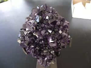 Beautiful Piece of Amethyst Cluster With Stand - Picture 1 of 7
