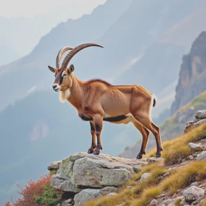 Digital AI Image Art Picture Desktop Wallpaper Background markhor Photo - Picture 1 of 1