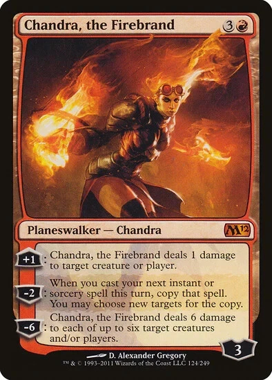 CHANDRA, THE FIREBRAND (M12) Magic 2012 - MTG - LP - Image 1 of 1