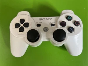Mando Oficial Sony Playstation 3 OEM PS3 Original Dualshock Ps3 Blanco - Imagen 1 de 7