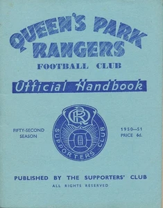 QPR FC OFFICIAL HANDBOOK 1950/1951 season - EXCELLENT CONDITION - Picture 1 of 1
