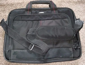 Targus 15.6" Classic Slim Laptop Briefcase With Shoulder Strap, Padded Pocket - Picture 1 of 5