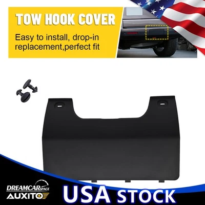 For Land LR3 LR4 Rover 05-09 Bumper Rear Eye Hook Tow Cover Towing Cap W / Clips Foto 1 de 4