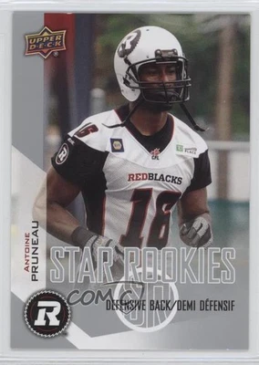 2014 Upper Deck CFL Star Rookies Antoine Pruneau #168 - Image 1 of 2