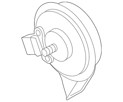 Genuine Volkswagen High Note Horn 5Q0-951-223-H - Image 1 of 2
