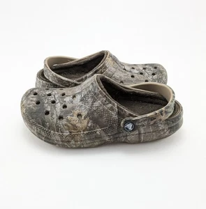 Unisex Crocs Clásico Forrado Realtree Edge Camuflaje Zapatos 205377-280 Talla 7M 9W - Imagen 1 de 7