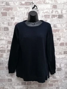 Barbour - Classic Crew Neck - Wool Knitted Jumper - Navy-Blue - Size UK14 - Picture 1 of 16