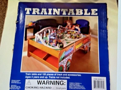 Kidkraft Waterfall Mountain Wooden Train Set & Table with Over 75 Pieces. - Image 1 of 4