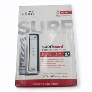 ARRIS SURFboard SB8200 DOCSIS 3.1 10 Gbit/s Kabelmodem - Bild 1 von 7