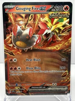 Gouging Fire EX - 144 - SV: Scarlet & Violet Black Star Promo Card - Near Mint - Image 1 of 2