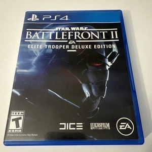 Star Wars Battlefront II Elite Trooper Deluxe Edition (Sony PS4, 2017) Complete - Picture 1 of 6