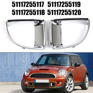 Paar Satz Chrom Luftkanal Rahmen für für Mini R55 R56 R57 R58 R59 51117255117 - Picture 1 of 11