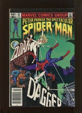 SPECTACULAR SPIDER-MAN #64 (7.0) 1ST CLOAK AND DAGGER NEWSTAND