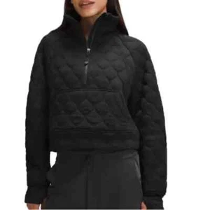 Sudadera Lululemon Scuba Series Grande Acolchada Media Cremallera Talla XS/S $176 - Imagen 1 de 5