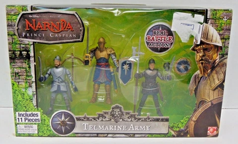 The Chronicles of Narnia Prince Caspian TELMARINE ARMY 11 pieces NRFB 2007 Cover