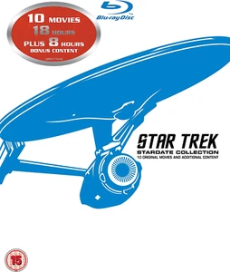 Star Trek Movies Blu Ray first original 10 films 8 hours of special features - Picture 1 of 2