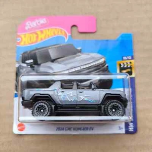 Hot Wheels SHORT CARD 2023 HW 2024 GMC HUMMER EV GRAY BARBIE 10/10 - Picture 1 of 1