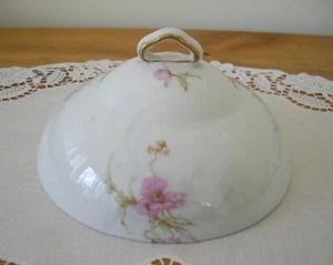 Siracusa China O.P.CO. de colección Plato de mantequilla redondo cúpula 5 3/4" tapa flores rosas ~ - Imagen 1 de 10