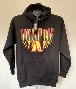 NFL Washington Commanders black Hoodie. Size Medium. Drawstring, New With Tags. - Picture 1 of 9