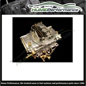 GENUINE HOLLEY 600 CFM SQUARE VAC ELECTRIC CHOKE POLISHED RECO CARBURETTOR - Picture 1 of 3