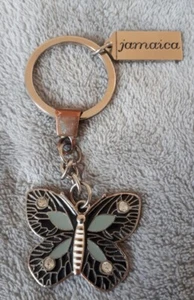 SCHMETTERLING Vintage Schlüsselanhänger/Keychain aus JAMAIKA, Taschenauto, Sammlerstück, Geschenk 🎁 - Bild 1 von 2