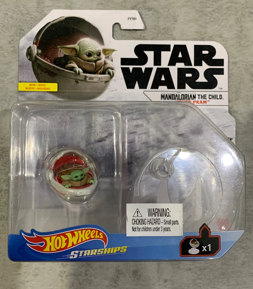 Hot Wheels Star Wars Starships Mandalorian Baby Grogu(Baby Yoda) Hover Pram - Image 1 of 2