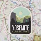 Yosemite PVC Rubber Fridge Magnet - Gift or Souvenir for kitchen