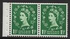 Sb64 1½D Wilding Booklet Pane Edward Perf Type E Unmounted Mnt/Mnh
