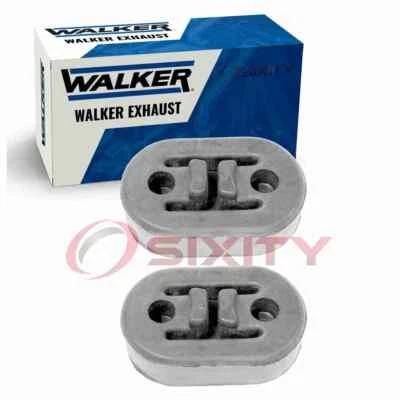 Aisladores de sistema de escape de tubo trasero Walker de 2 piezas para Jeep Wrangler 1987-1995 wj Foto 1 de 4