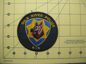 GILA RIVER ARIZONA TRIBAL POLICE K-9 UNIT SHOULDER PATCH - Picture 1 of 1
