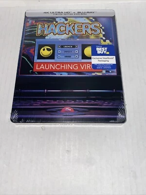 Hackers Limited Edition SteelBook (4K UHD+Bluray) Factory Sealed **READ RARE OOP - Image 1 of 4