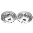 Power Stop For 93-95 Mazda RX-7 Rear Evolution Drilled & Slotted Rotors - Pair