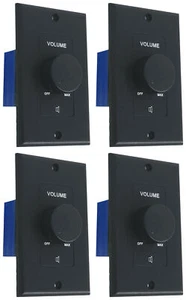 4 Rockville VOL70200 Black 200w 70v Wall Volume Controls Zone Controller Boxes - Picture 1 of 10